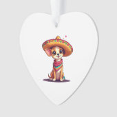 チワワ メキシコ シンコデマヨ 笑犬 (4) オーナメント (正面)