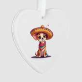 チワワ メキシコ シンコデマヨ 笑犬 (4) オーナメント (正面)