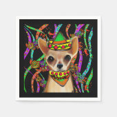 チワワ  メキシコ スタンダードカクテルナプキン (正面)