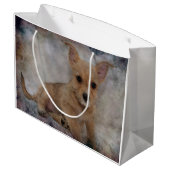 チワワ/ヨークシャーテリアパピー ラージペーパーバッグ (裏面アングル)