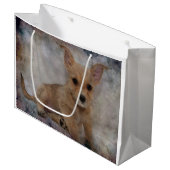 チワワ/ヨークシャーテリアパピー ラージペーパーバッグ (正面アングル)