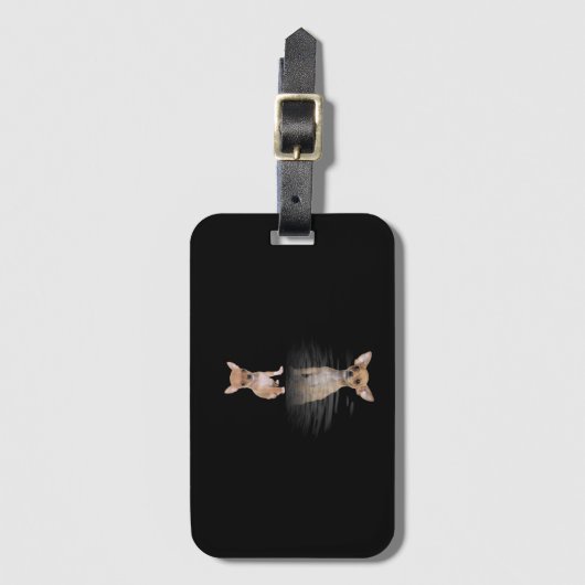 チワワ ラゲッジタグ (正面縦)