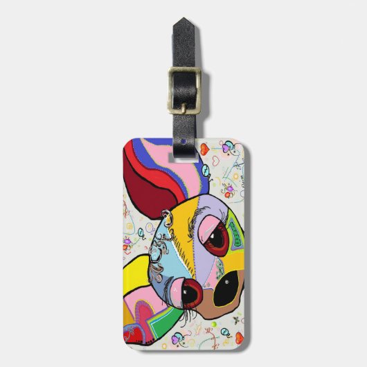 チワワ ラゲッジタグ (正面縦)