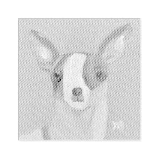 チワワ ラバースタンプ (インプリント)