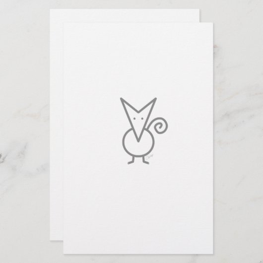 チワワ 便箋 (正面/裏面)