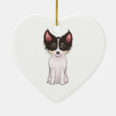 チワワ(写真) セラミックオーナメント (裏面)