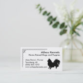 チワワ 名刺 (スタンド正面)