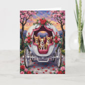 チワワ 犬 バレンタインデー カード (正面)