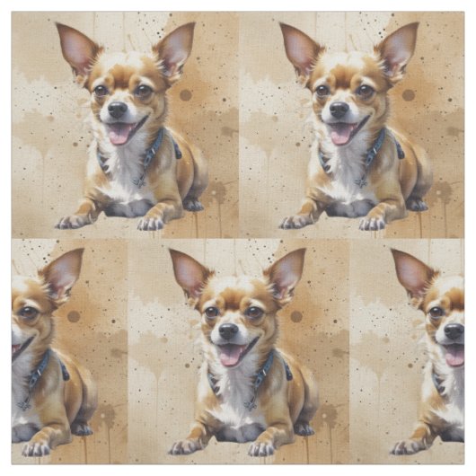 チワワ 犬 ペット 動物 ファブリック (見本)
