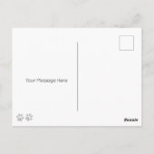 チワワ 犬 誕生日おめでとうカード ポストカード (裏面)