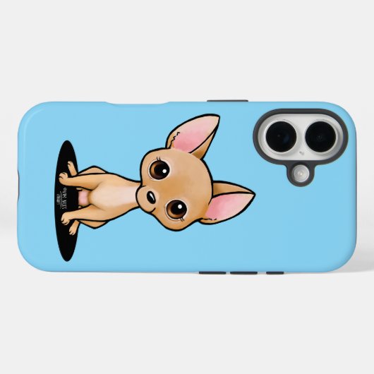 チワワ Case-Mate iPhoneケース (裏面 (横))