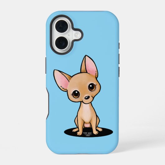 チワワ iPhone 16ケース (裏面)