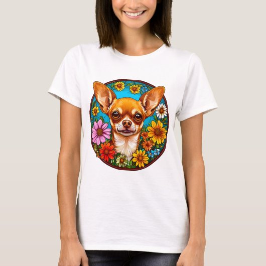 チワワ Tシャツ (正面)