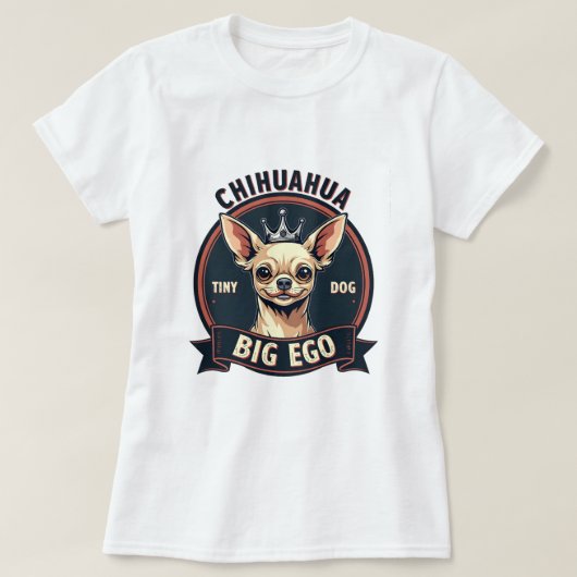 チワワ Tシャツ (デザイン正面)