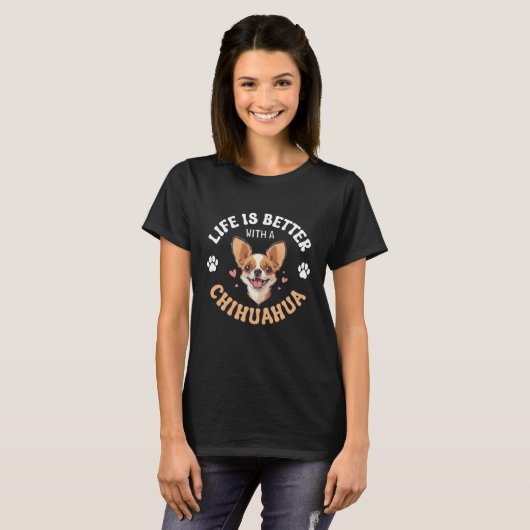 チワワ Tシャツ (正面フル)
