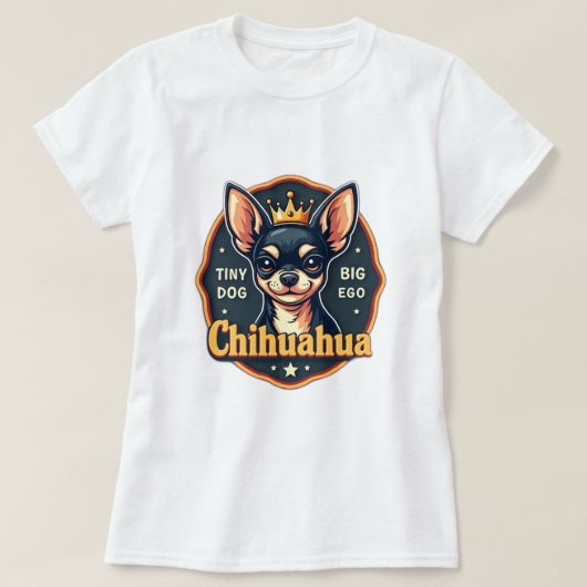 チワワ Tシャツ (デザイン正面)