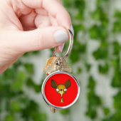 チワワKeychain キーホルダー (手)