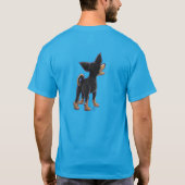 チワワTシャツ Tシャツ (裏面)