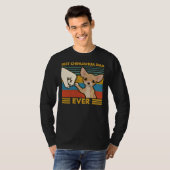 チワ最高のワパパエバー Tシャツ (正面フル)