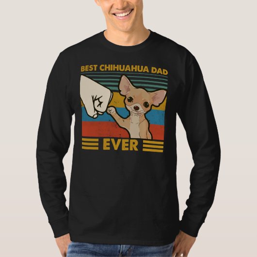 チワ最高のワパパエバー Tシャツ (正面)