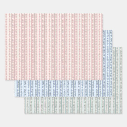 チンとツの包装紙 ラッピングペーパーシート (セット)