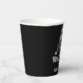 チンアップヒール下り女性のカーボーイ馬好き乗り 紙コップ (右)