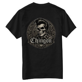 チンガン・ロカビリー・スカルバックヒット Tシャツ