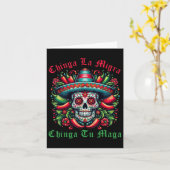 チンガ・ラ・ミグラ チンガ・トゥ メキシコ系移民の権利 カード (黄色い花)