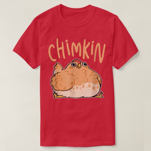 チンキンおもしろいファットチキン Tシャツ (デザイン正面)