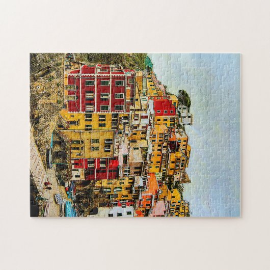 チンクテレリグーリアイタリアヨーロッパ旅行 ジグソーパズル (横)