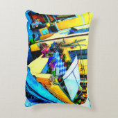 チンケなテレ・バルコニーからの朝の景色 アクセントクッション (裏面(縦))