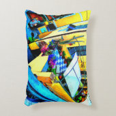 チンケなテレ・バルコニーからの朝の景色 アクセントクッション (正面(垂直))