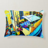 チンケなテレ・バルコニーからの朝の景色 アクセントクッション (裏面)