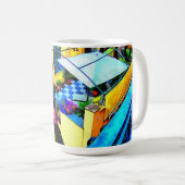 チンケなテレ・バルコニーからの朝の景色 コーヒーマグカップ (正面右)