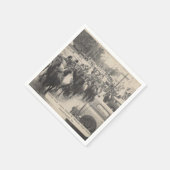 チンコテーハポニーヴィンテージ1941はがき スタンダードカクテルナプキン (角)