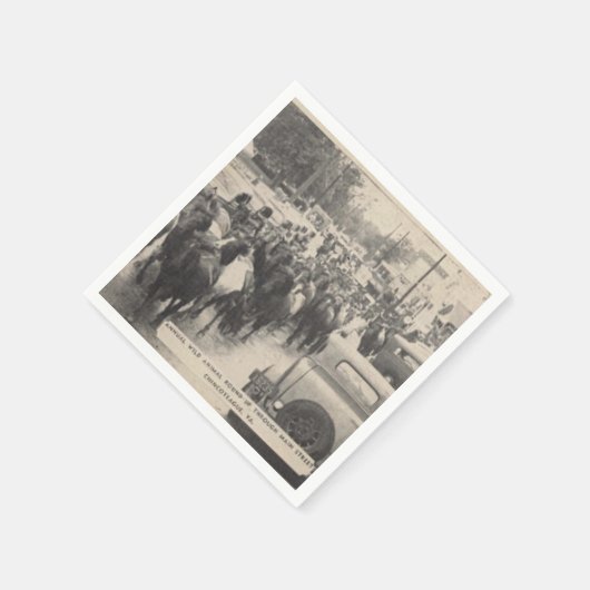 チンコテーハポニーヴィンテージ1941はがき スタンダードカクテルナプキン (角)