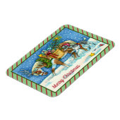 チンコテーハポニー、ホリデークリスマスホース マグネット (左側)