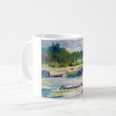 チンコテーハ島絵画の馬 コーヒーマグカップ (正面左)