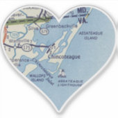 チンコテーハVAクラシックの地図 シール (正面)