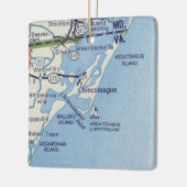 チンコテーハVAヴィンテージの地図 セラミックオーナメント (左)