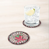 チンコデマヨチリ動揺してピーパーズ ラウンドペーパーコースター (インサイチュ)