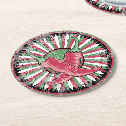 チンコデマヨチリ動揺してピーパーズ ラウンドペーパーコースター (アングル)