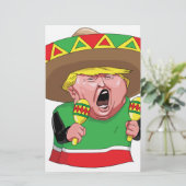 チンコデマヨトランプ 便箋 (スタンド正面)