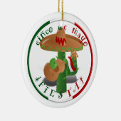 チンコデマヨフィエスタ!サボテンとソンブレロ セラミックオーナメント (右)