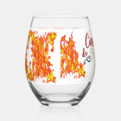 チンコデマヨフェスタ ステムなしワイングラス (右)