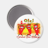 チンコデマヨー3踊りチリペッパー – かわいい マグネット (正面/裏面)