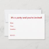 チンコデマヨ 招待状 (裏面)