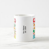 チンコデモー |メおもしろいキシカン猫Cinco De Mayo コーヒーマグカップ (中央)