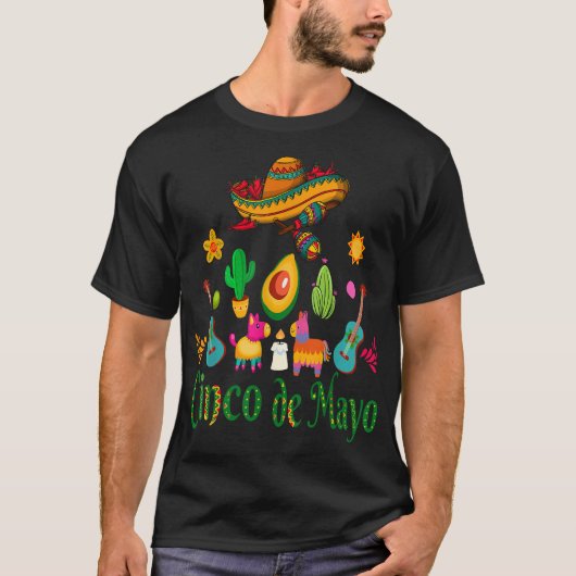 チンコ・デ・マヨ，ナチョの平均的な孫が可愛い  Tシャツ (正面)