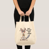 チンサルによってもつれさせる猫 トートバッグ (正面(商品))